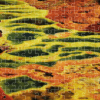 Micro-Puzzle "Salzwasserquelle in Dallol - Danakil-Wüste" – Bild 4
