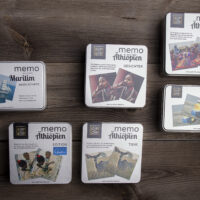 Es gibt vier Spiele mit äthiopischen Motiven und zwei Spiele mit maritimen Motiven; weitere Spiele sind in Vorbereitung.