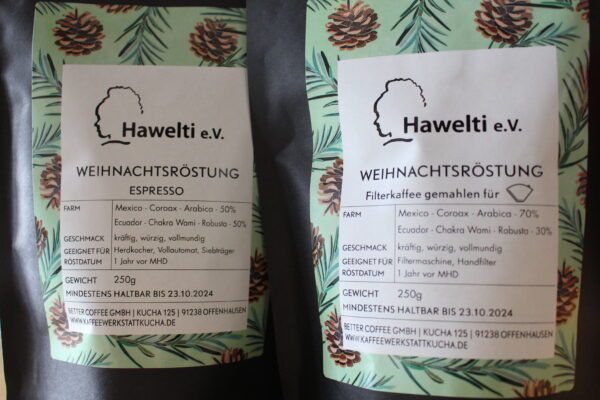 Kaffee mit Weihnachtsröstung - Special Edition "Hawelti e.V." – Bild 2
