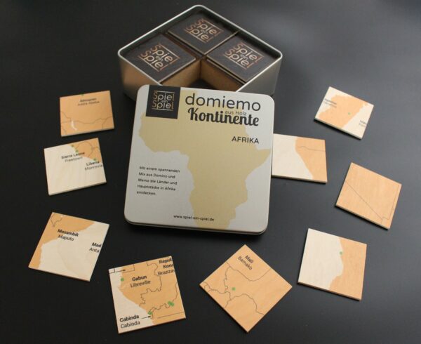 Domiemo aus Holz - Kontinente - Afrika – Bild 6