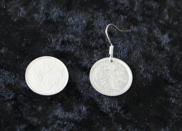 Ohrring - 1 Äthiopische Centimes – Bild 3