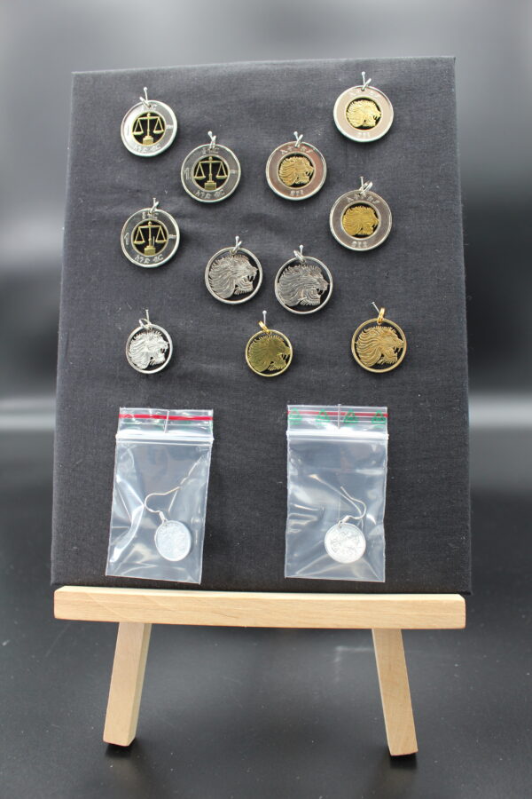 Ohrring - 1 Äthiopische Centimes – Bild 6