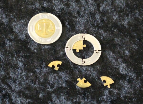 Puzzle - 1 Äthiopischer Birr "Waage" – Bild 3