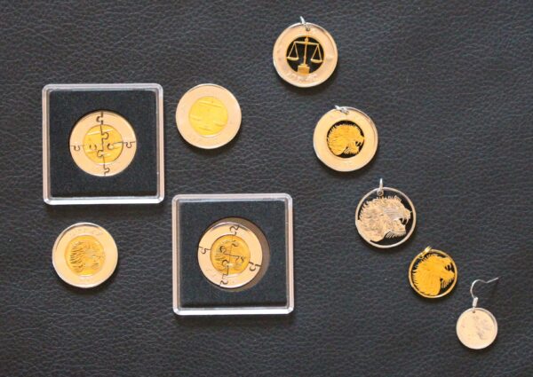 Puzzle - 1 Äthiopischer Birr "Waage" – Bild 5