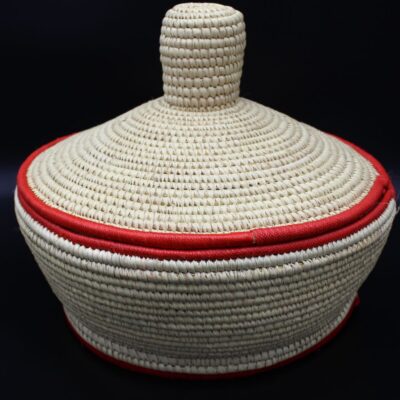 Mesob mit Deckel - Einfarbig