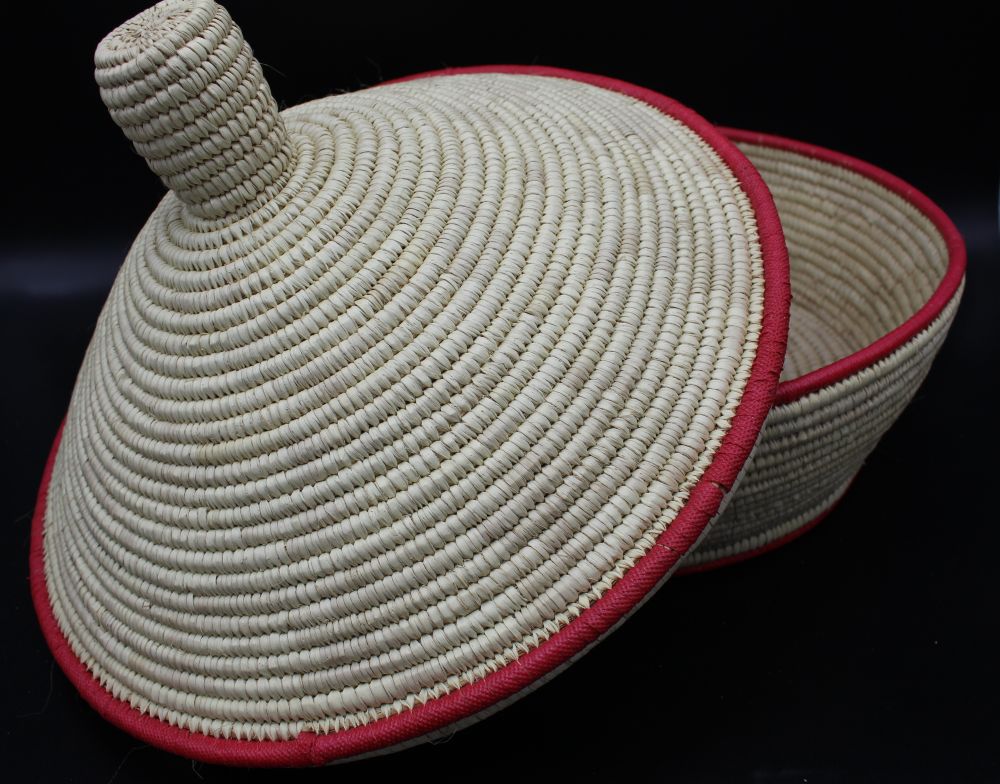 Mesob mit Deckel - Einfarbig – Bild 2