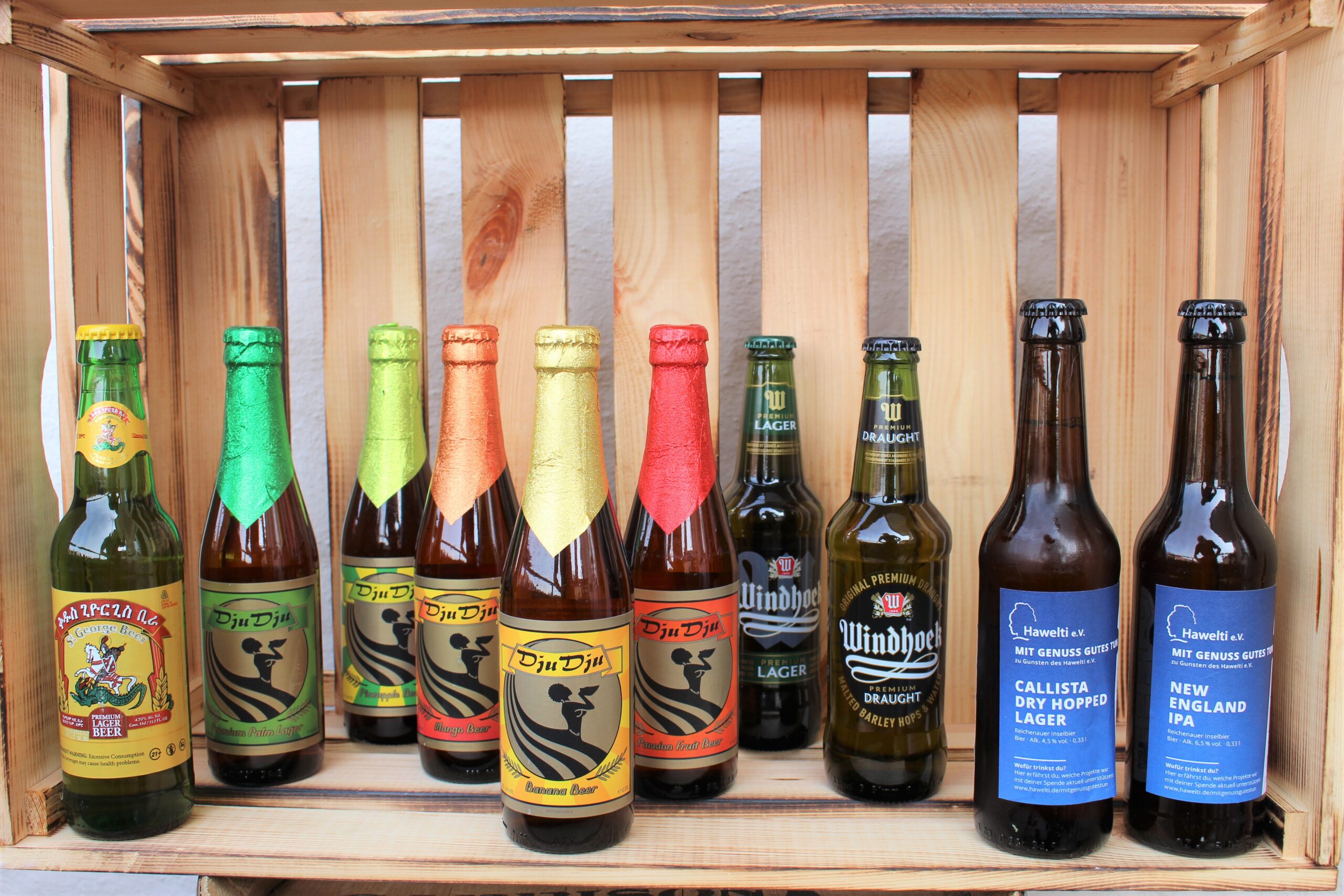 Ab sofort 8 ORGIGINAL afrikanische Biere genießen…