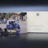 Holzmagnet "Aksum" - Bajaj – Bild 2