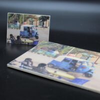 Holzmagnet "Aksum" - Bajaj – Bild 3