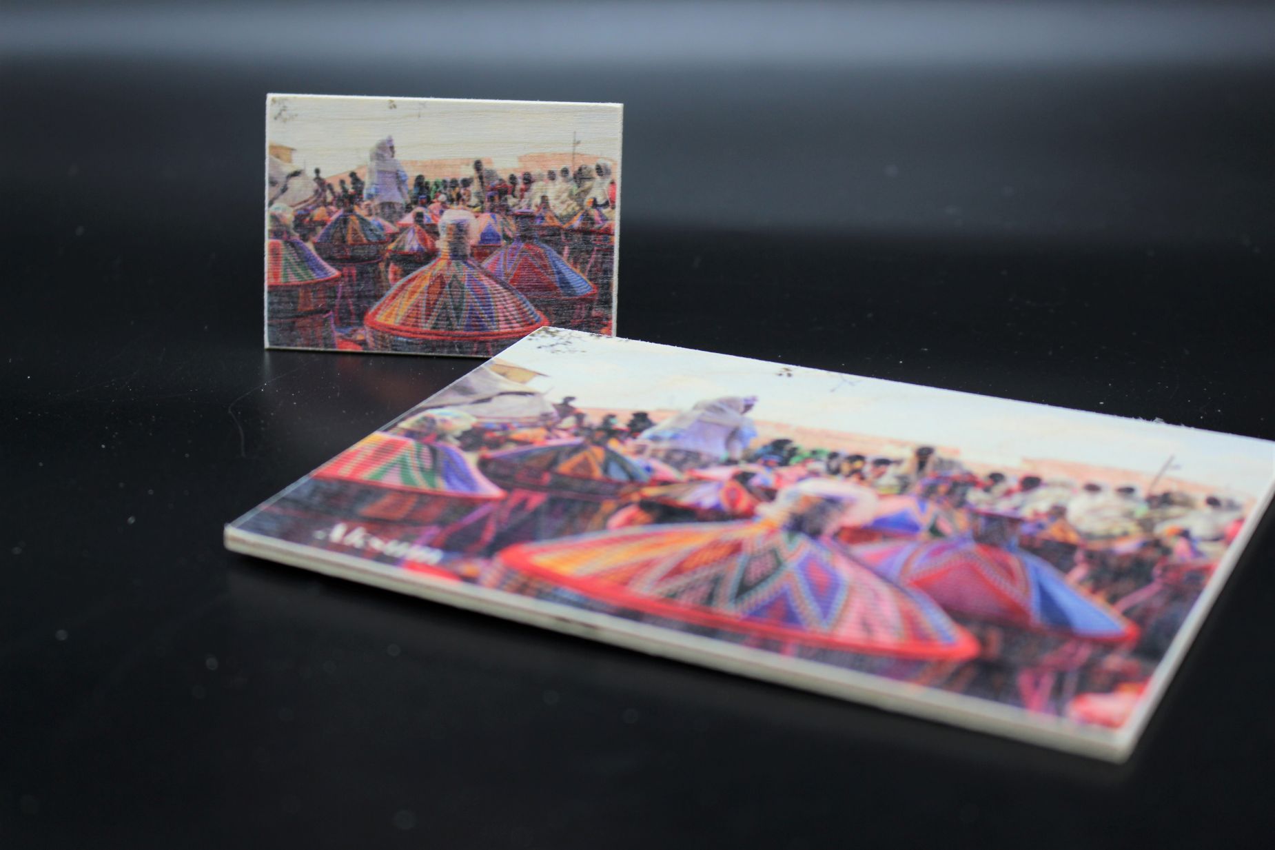 Holzmagnet "Aksum" - Markttag – Bild 3