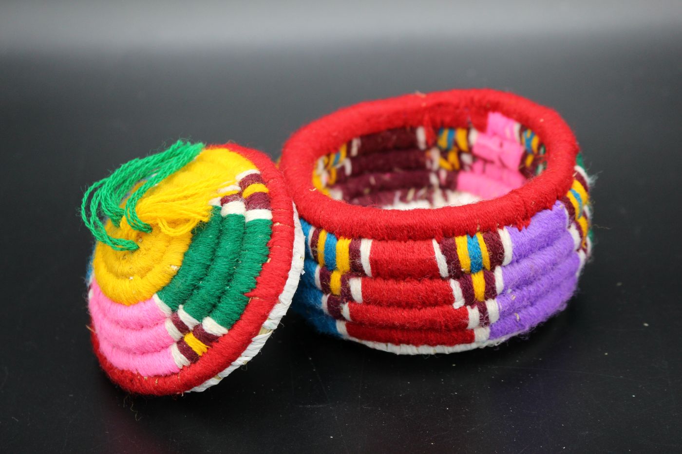 Dose mit Deckel klein - Mehrfarbig – Bild 2