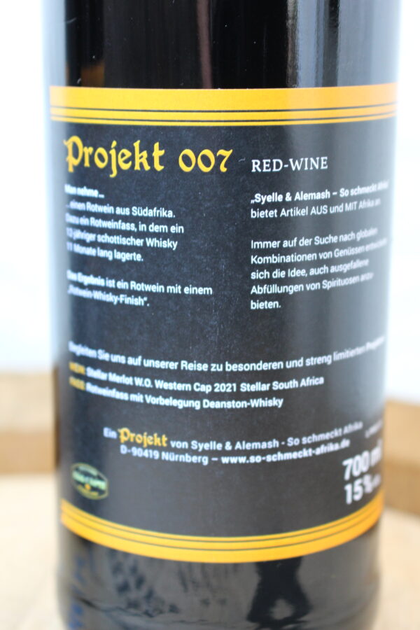 Projekt 007 - Rotwein mit Whsikyfass-Reifung – Bild 7
