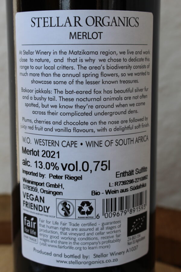 Stellar Organics - Merlot – Bild 5