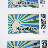 Sonderbriefmarken „10 Jahre Hawelti e.V. – Werk von MicArt63“ – Bild 2