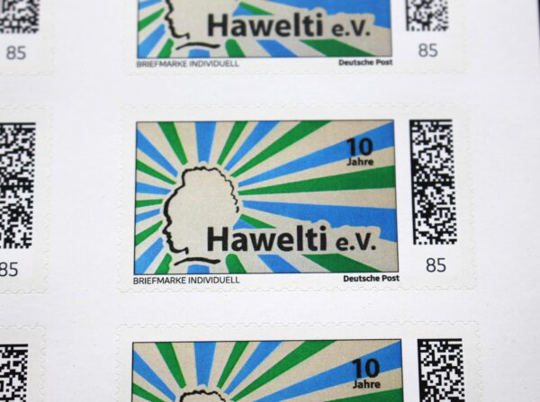 Sonderbriefmarken „10 Jahre Hawelti e.V. – Werk von MicArt63“ – Bild 2