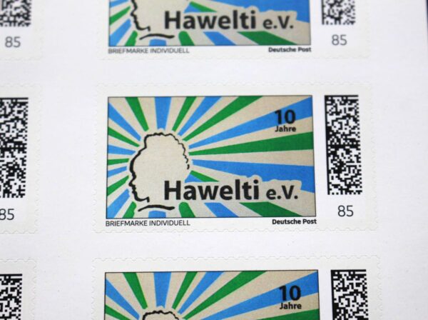 Sonderbriefmarken „10 Jahre Hawelti e.V. – Werk von MicArt63“ – Bild 2