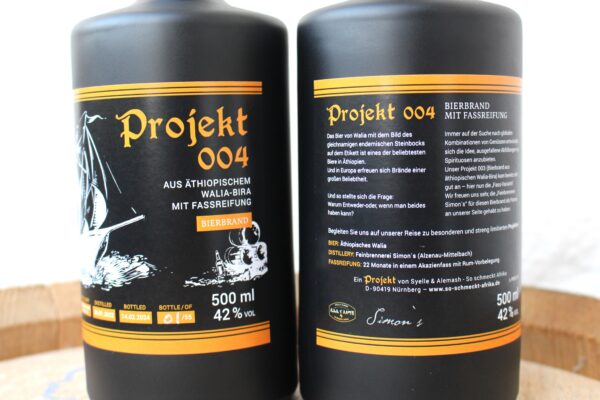 Projekt 004 - Bierbrand aus äthiopischem Walia-Bira mit Fassreifung – Bild 5
