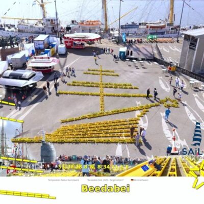 Limitierte Beedabei XL-Foto-Edition "Sail 2025 - Segel setzen" Bremerhaven - handsigniert