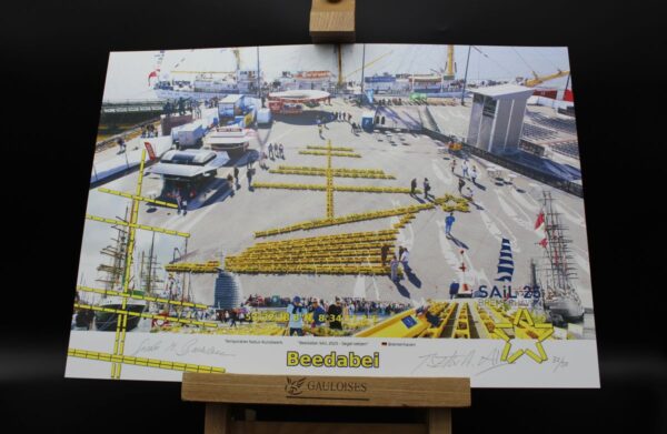 Limitierte Beedabei XL-Foto-Edition "Sail 2025 - Segel setzen" Bremerhaven - handsigniert – Bild 2