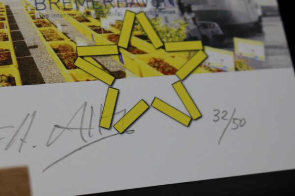 Limitierte Beedabei XL-Foto-Edition "Sail 2025 - Segel setzen" Bremerhaven - handsigniert – Bild 3