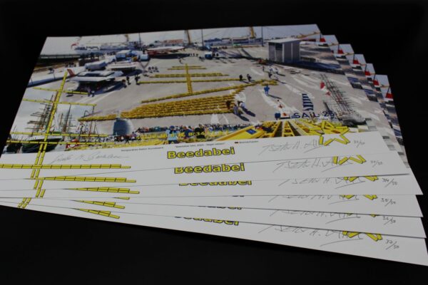 Limitierte Beedabei XL-Foto-Edition "Sail 2025 - Segel setzen" Bremerhaven - handsigniert – Bild 4