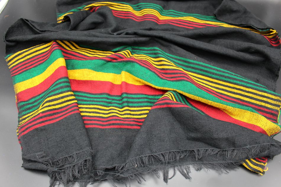 Handgewebter Schal aus äthiopischer Baumwolle – Bild 2