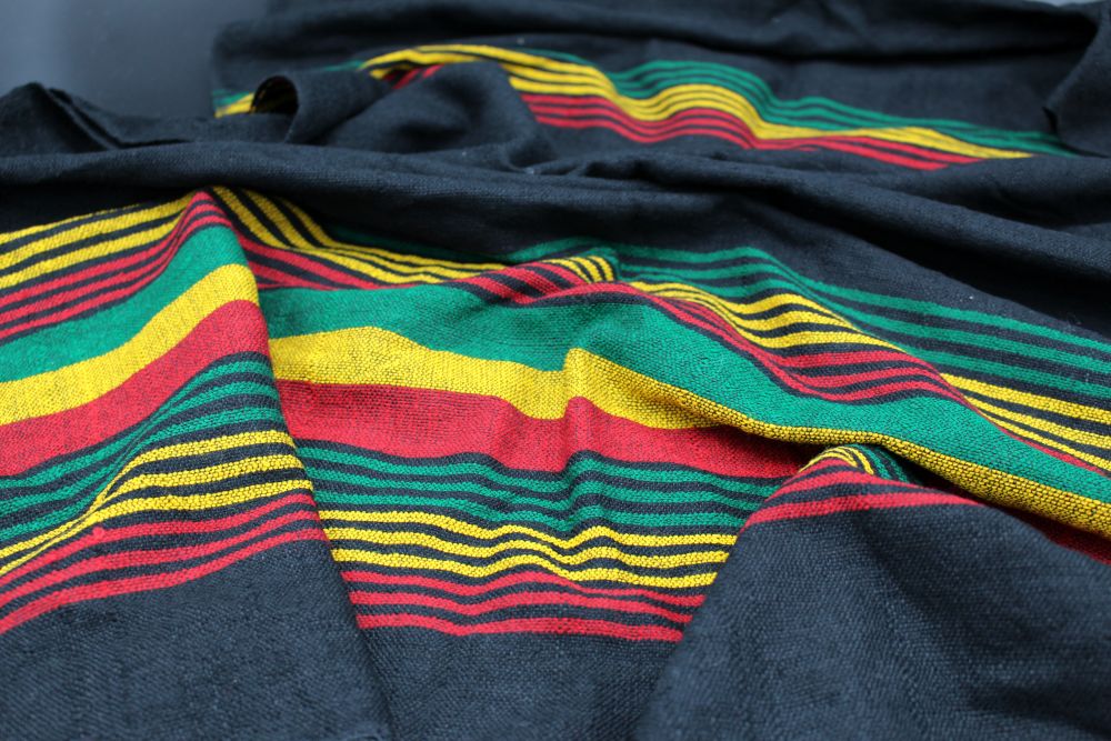 Handgewebter Schal aus äthiopischer Baumwolle – Bild 4