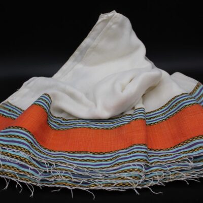 Handgewebtes Tuch aus äthiopischer Baumwolle