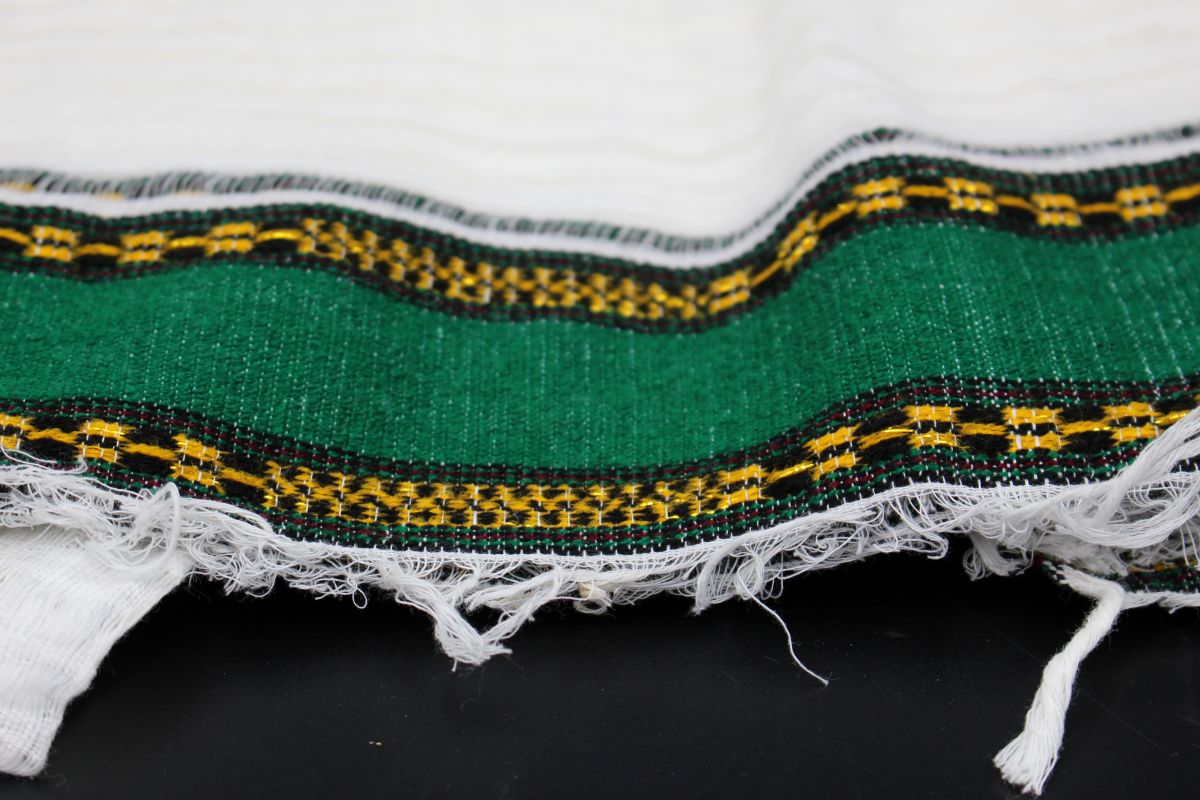 Handgewebtes Tuch aus äthiopischer Baumwolle – Bild 2